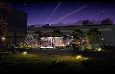 塑石假山水景（jǐng）效果圖